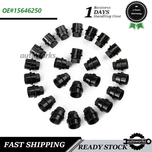 24x Wheel Lug Nut Covers Cap 15646250 for Chevy Silverado Tahoe for GMC 1500 for Sierra