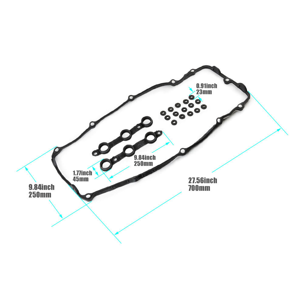 for BMW 320ci 323ci 325ci 325ti 328ci 330ci 330xi 2.0L Valve Cover Gasket Set