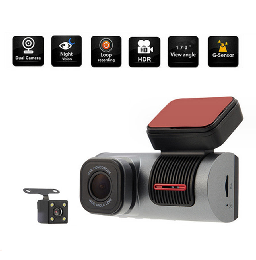 3.16 In 1080P Dual Dash Camera Front/Rear Dash Cam Night Vision G-sensor For Car