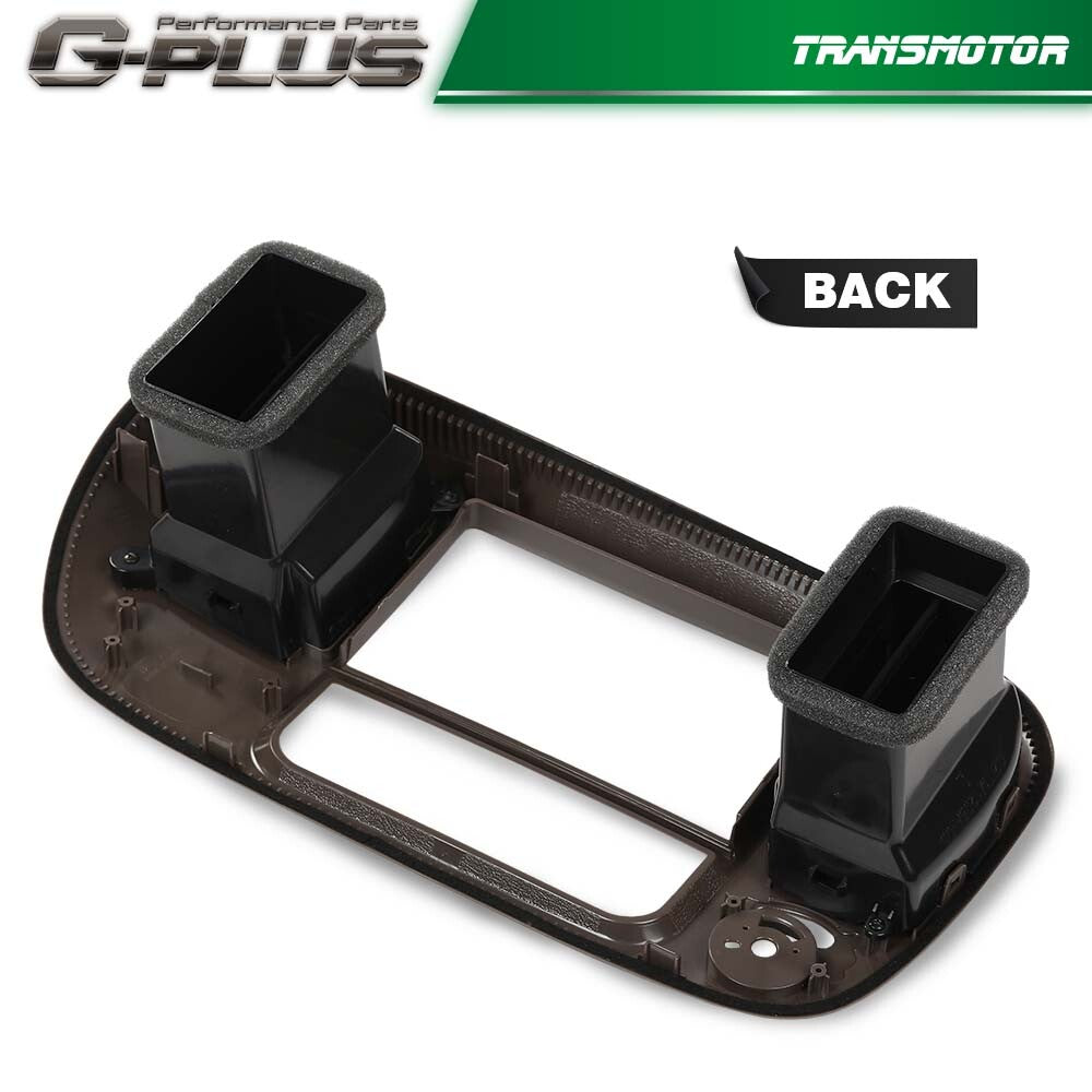 Fits 1997-2003 for Ford F-150 Expedition Center Dash Radio Bezel with Vents, Brown