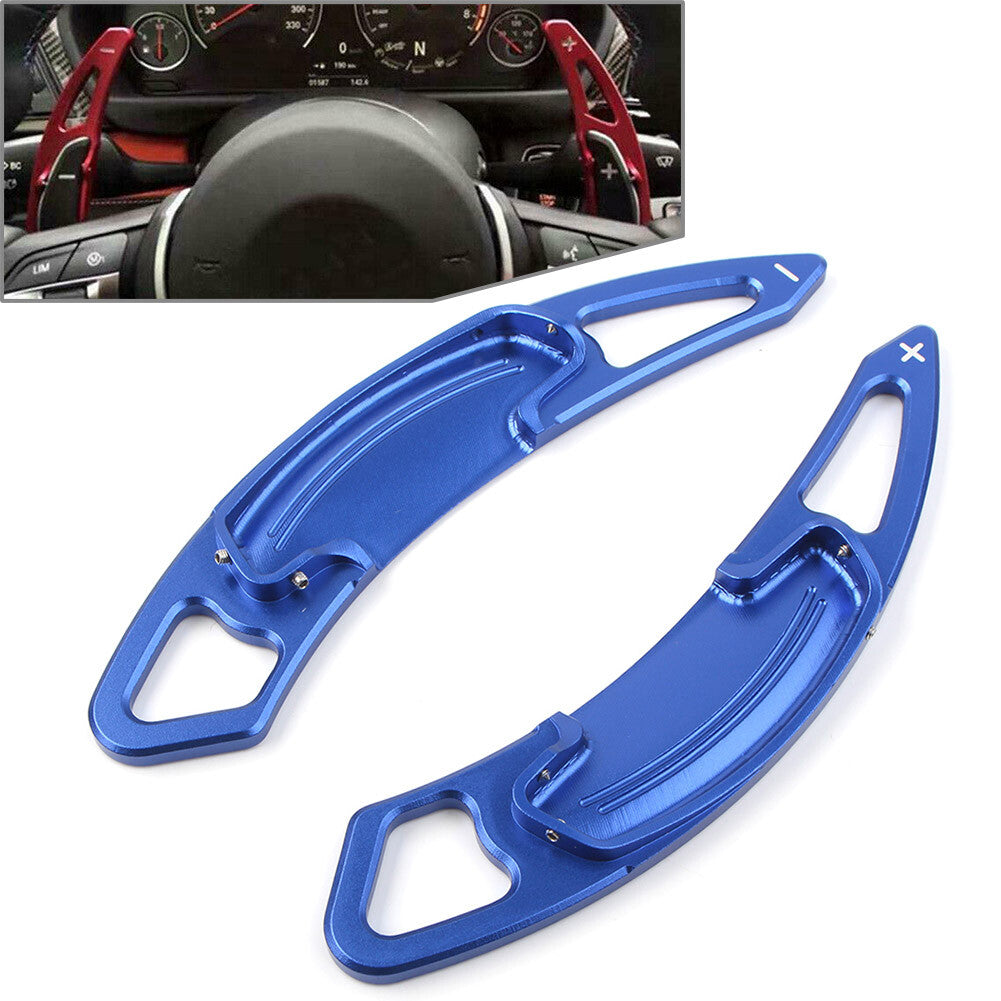 Car Aluminum DSG Paddle Shifters Extensions Trim for Honda Accord 2013-2019 Blue