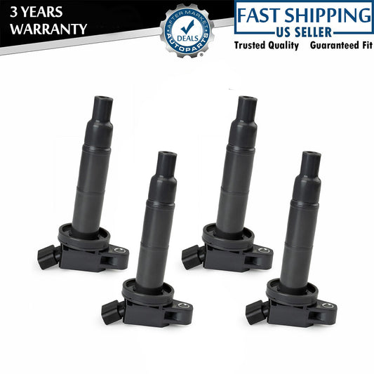 4PCS NEW Ignition Coil 90919-02244 673-1307 for Toyota RAV4 for Camry for Lexus for Scion