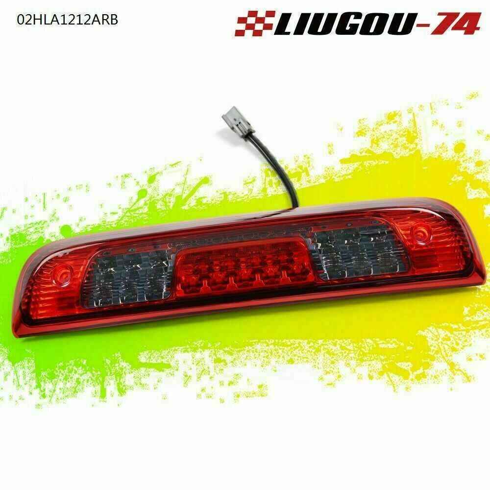 Suitable for 14-18 year old Gimli for Sierra and for Chevrolet Silverado Third Brake Lights (Red/Smoke)