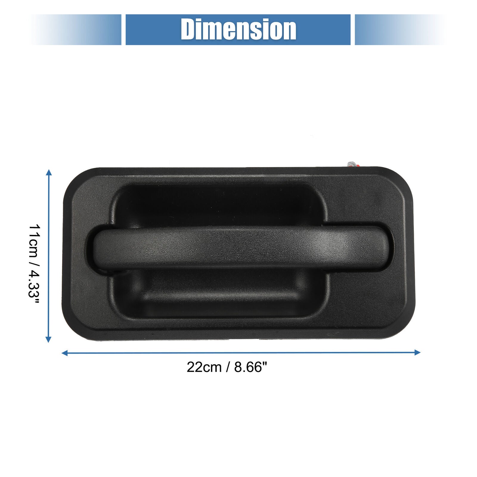 Pack of 4 for Hummer H2 2003-2009 Exterior Outside Door Handle Set 131609870457
