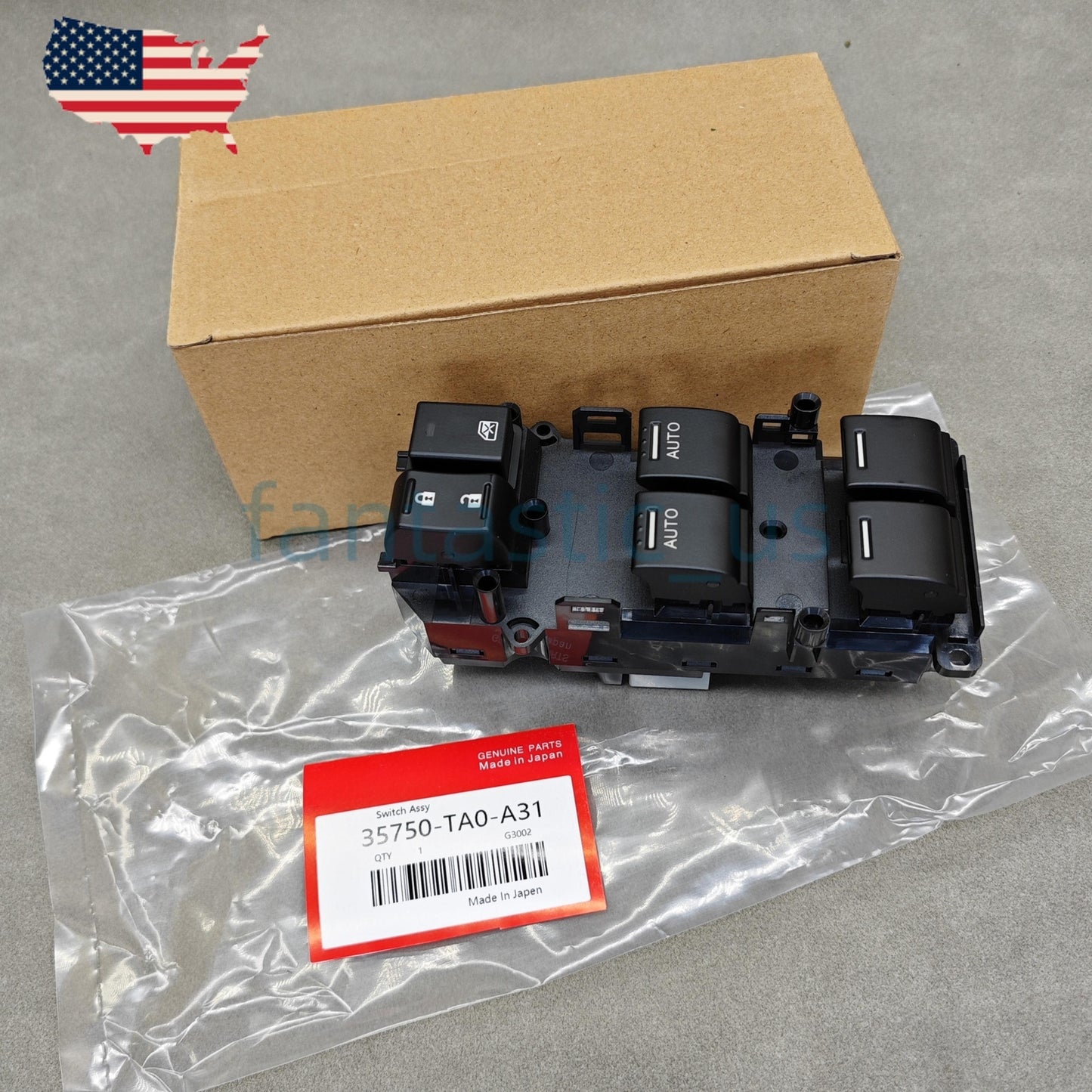 Equipment Manufacturer Driver's Left Main Power Window Switch for 2008-12 for Honda Accord EX EXL