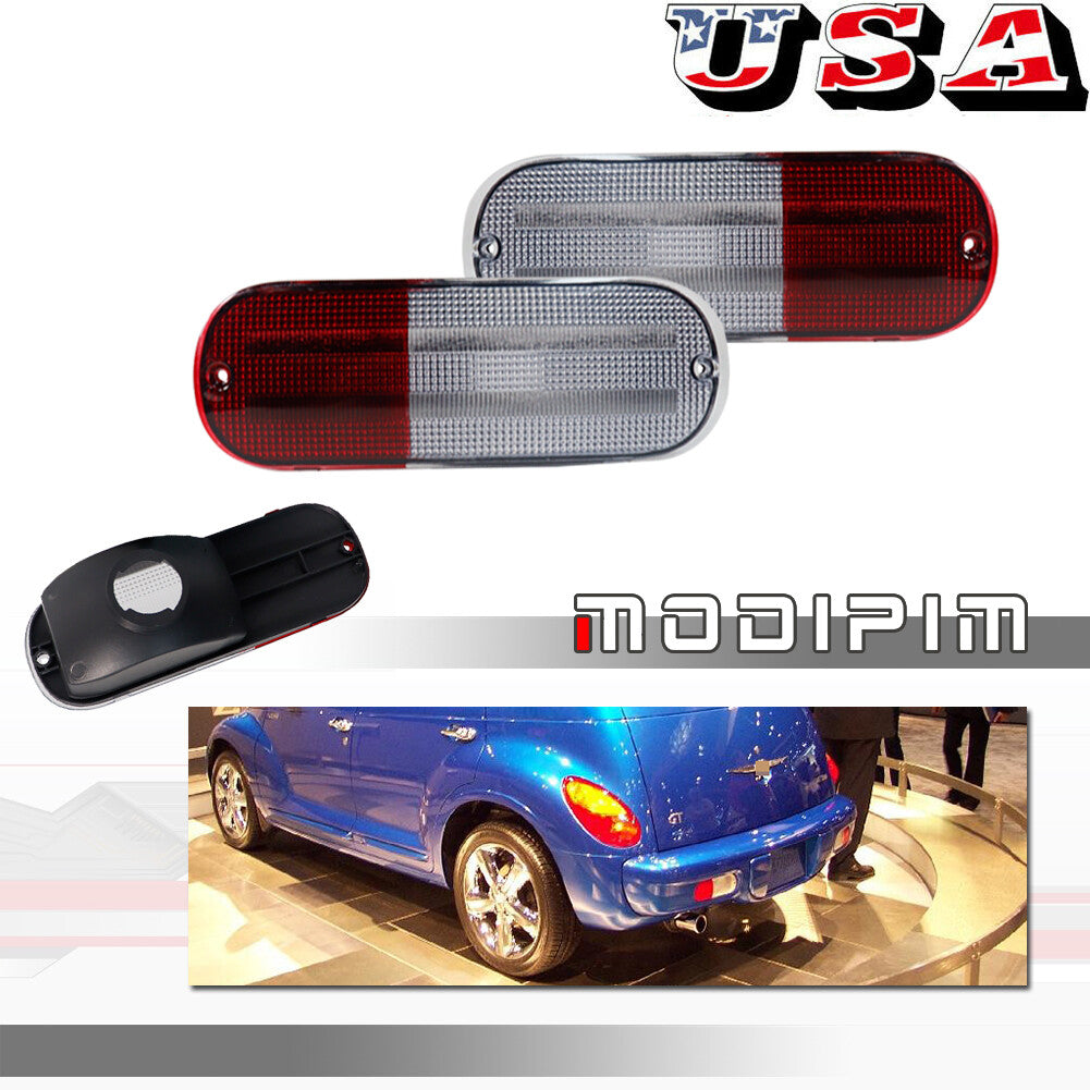 Two spare LH and RH mirror lenses for 2001-2005 for Chrysler PT Cruiser