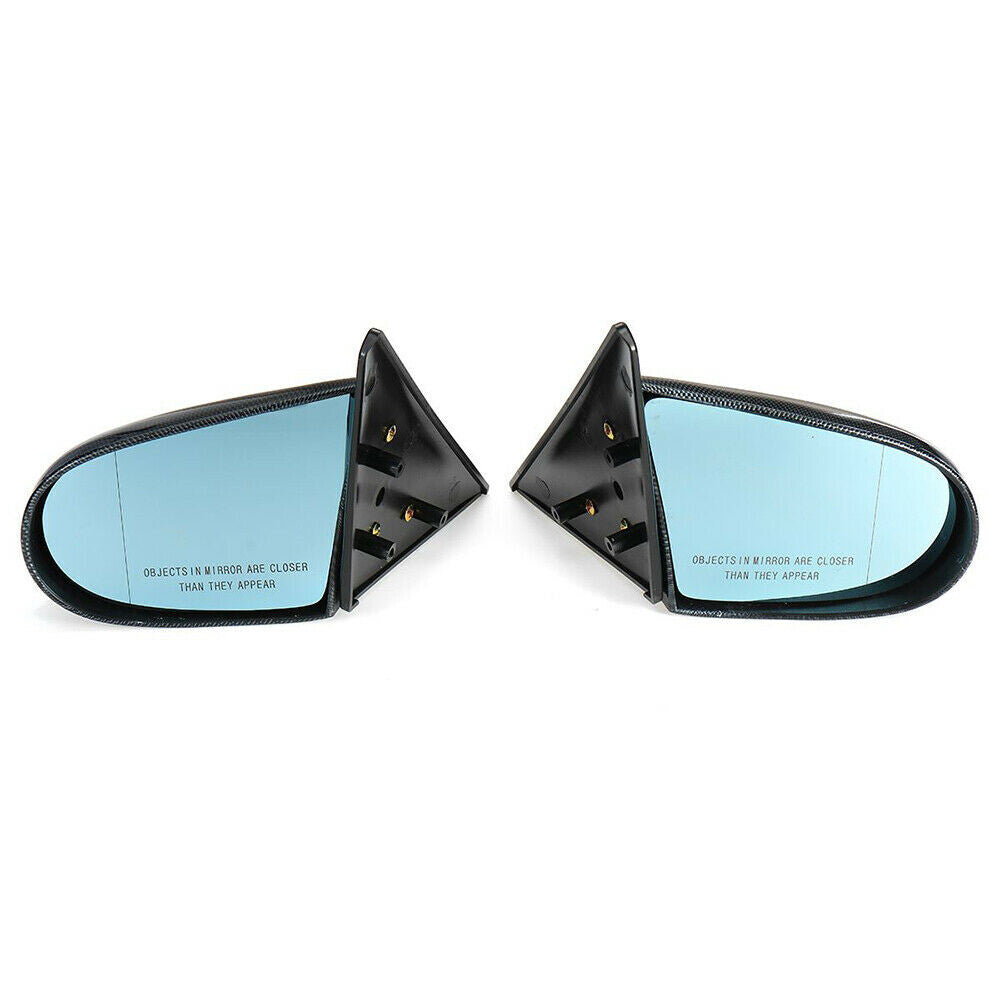 2x Carbon Side Rear View Rearview Mirror for Honda for Civic Sedan 1996-2000 4 Door