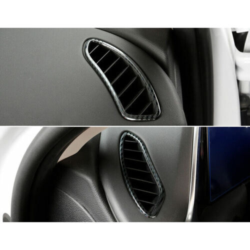 for Hyundai Sonata 2020-2023 Carbon Look Dashboard Upper Air Outlet Vent Frames