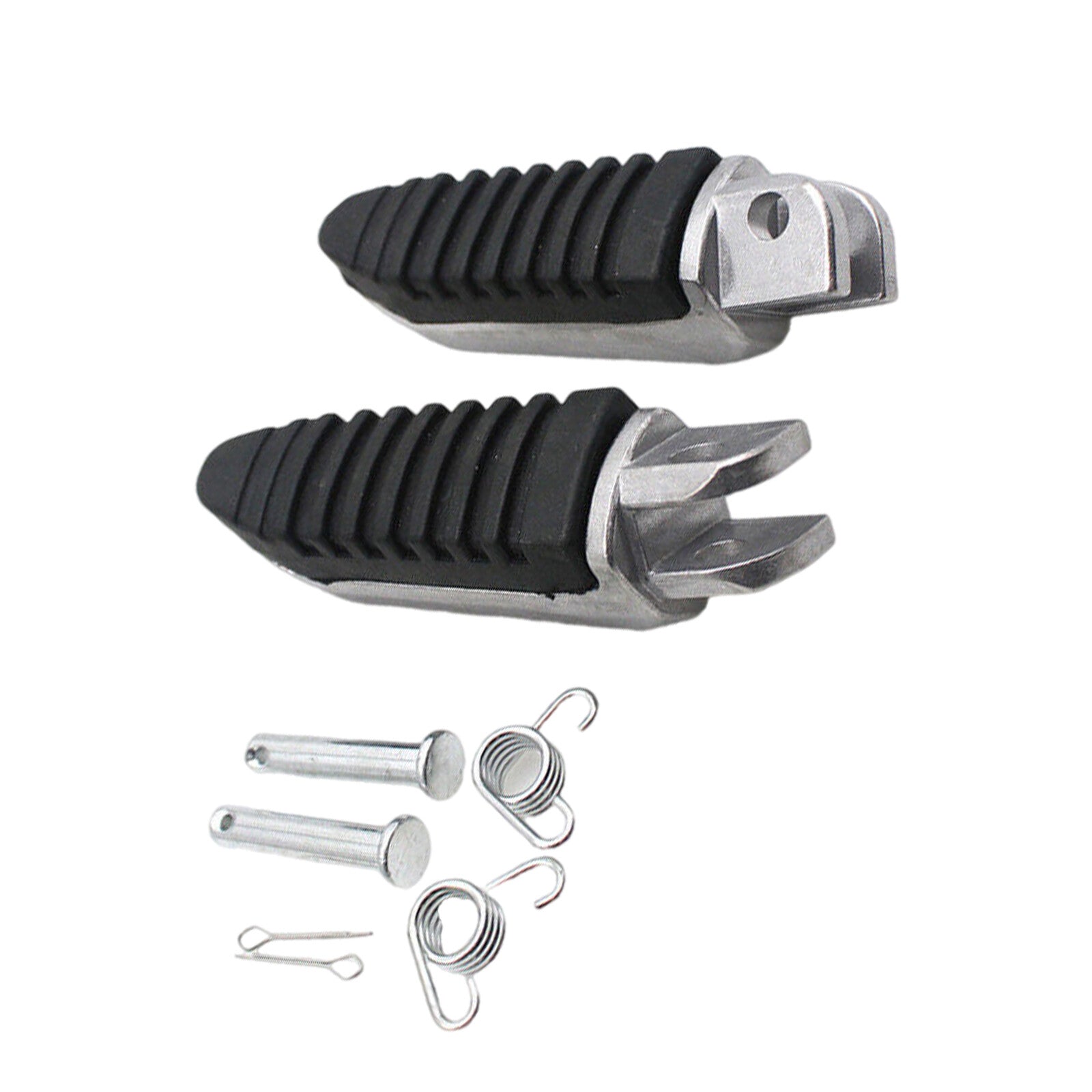 Approximately 2 pieces of aluminum alloy motorcycle folding foot spikes, footstools, and footrests (StepQn-)