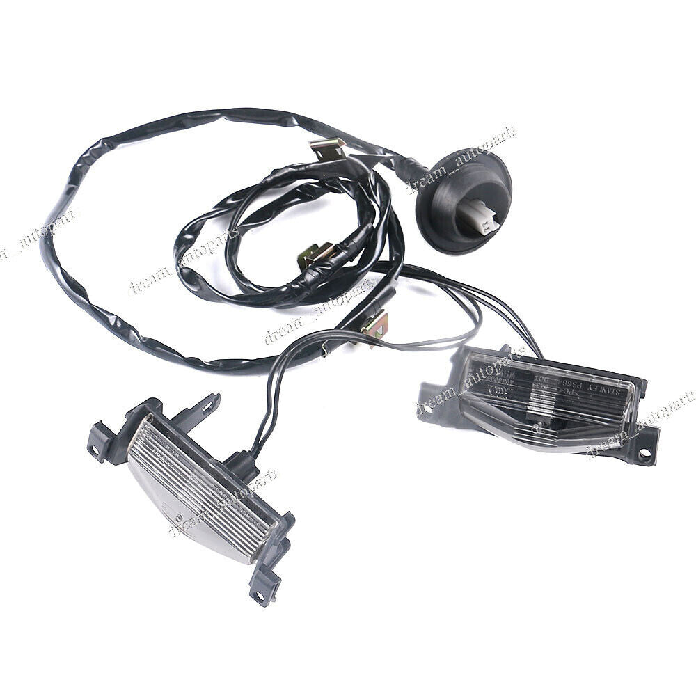 Rear License Plate Light Assembly with Bulbs Fits 2009-2013 for Mazda 3 BS1E-51-270
