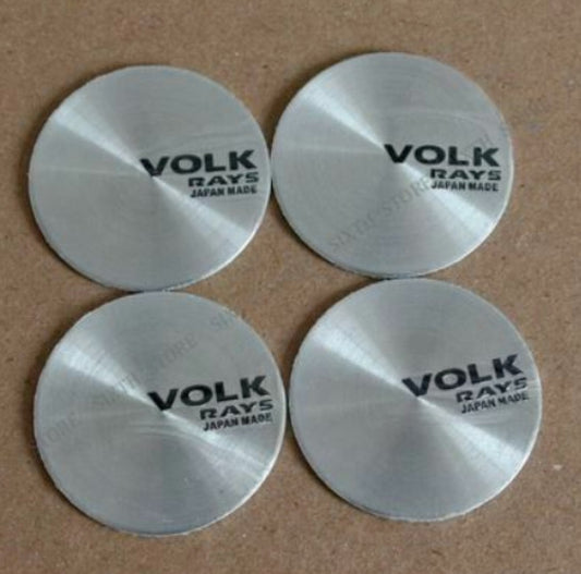 8 sets of for Alfa Romeo silver wheel center cover rear steering wheel badges