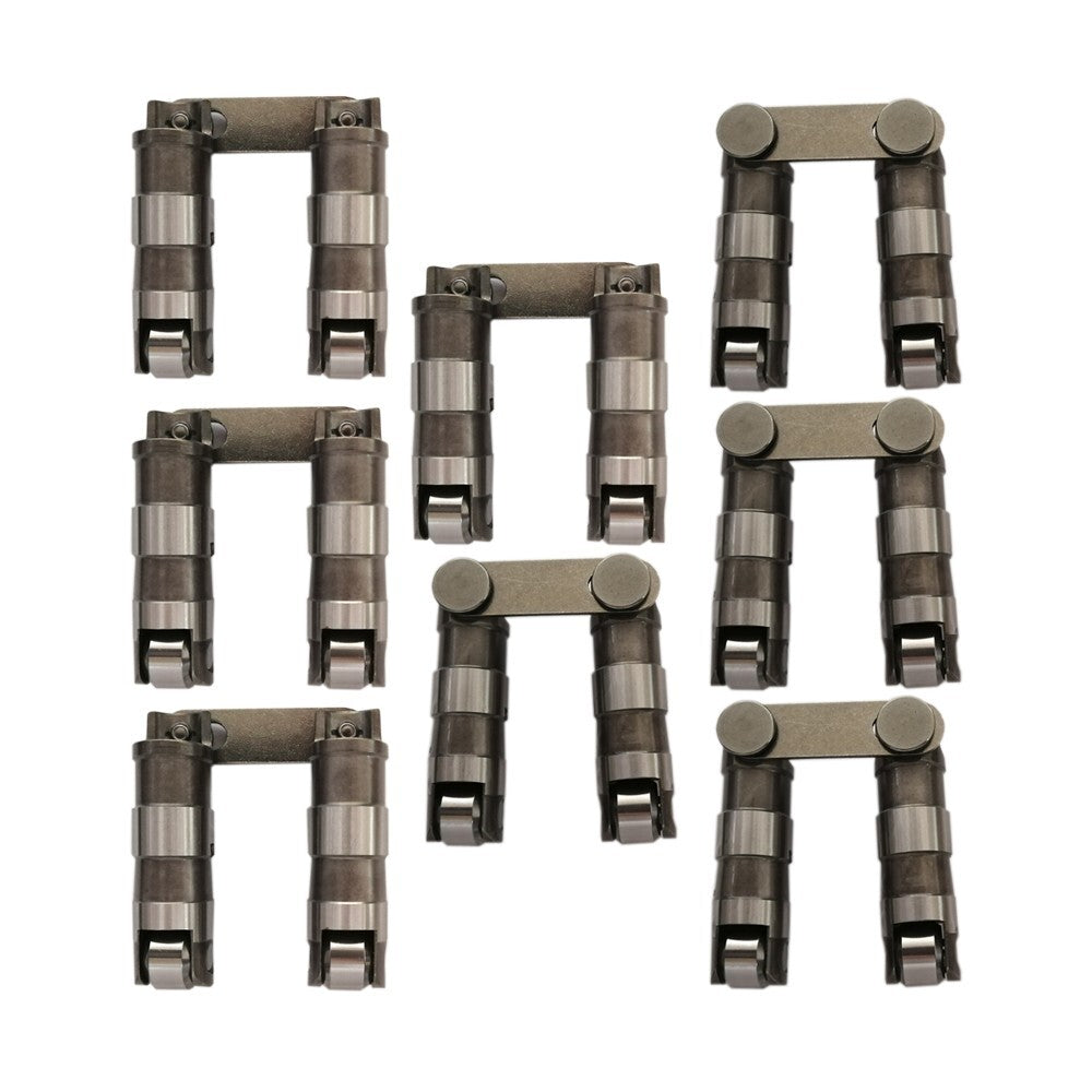 RACING RETROFIT HYDRAULIC ROLLER LIFTERS TAPPETS SBC GM/ for CHEVY 262-400 + LINK BAR