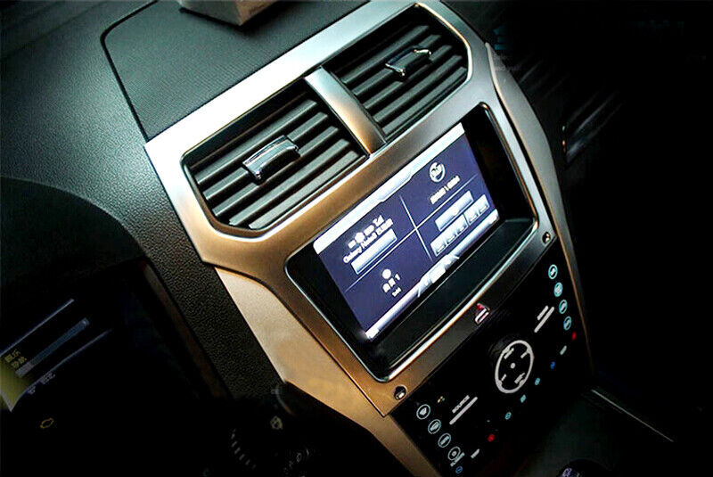 Interior Dashboard Console Navigation Cover Trim for Ford Explorer 2011-15
