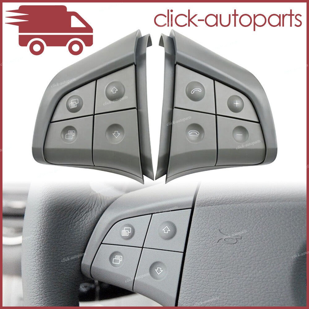 2X Steering Wheel Control Switch 4 Button Gray for Mercedes-Benz W164 W251 W245