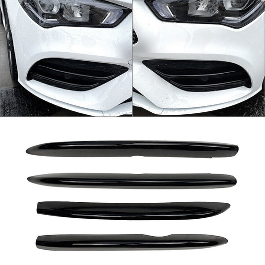 for Mercedes Benz CLA C118 2020+ 4x Front Fog Light Decorative Cover Trim