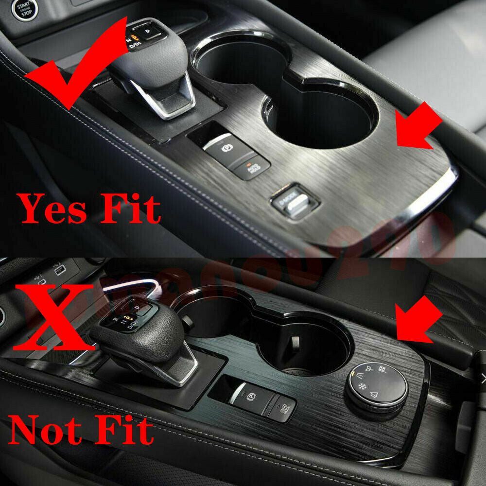 for Nissan Rogue X-Trail 2021-2023 Wood Grain ABS Gear Shift Panel Cover Trim