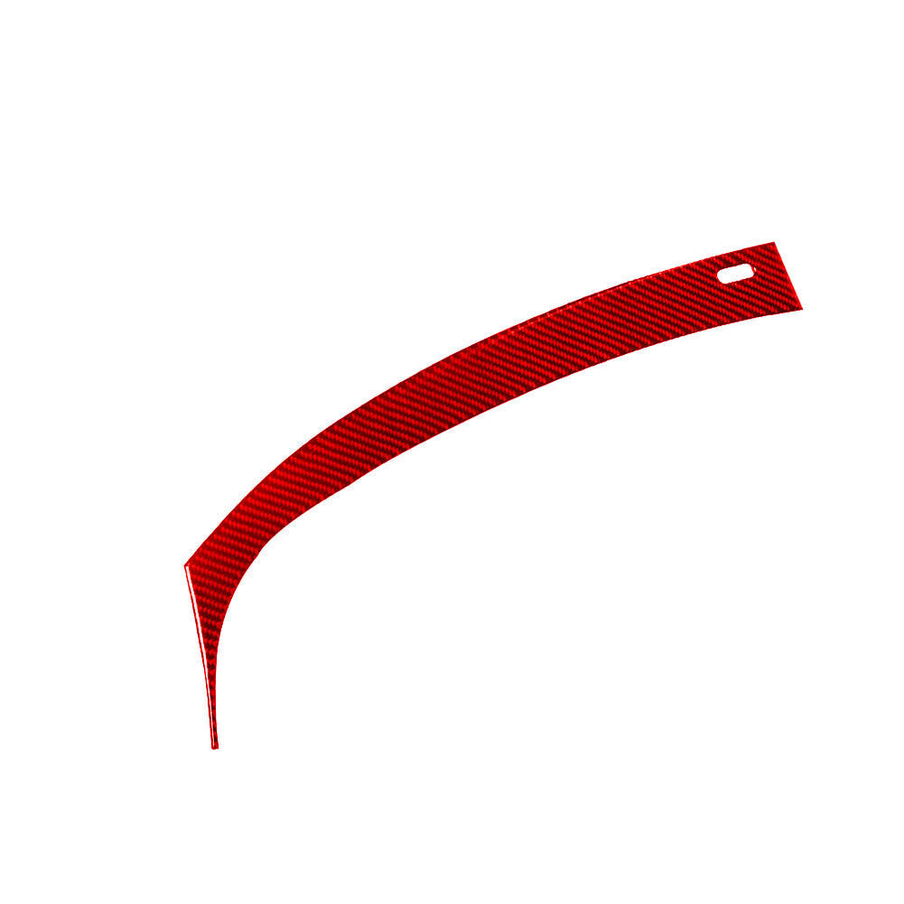 Red Carbon Fiber Passenger Side Console Trim Cover for Chevrolet Sonic 2012-2016