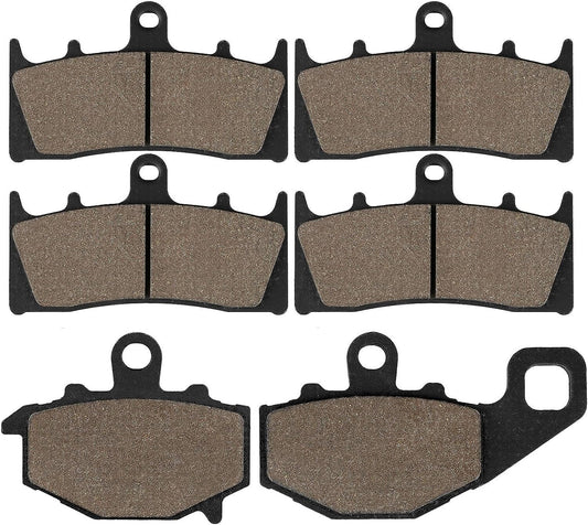 Front Rear Brake Pads for Kawasaki ZX9R ZX-9R ZX900 1996-2001, ZX6R ZX636 2002