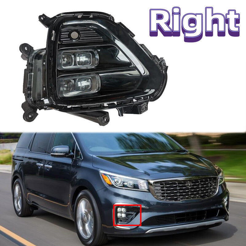 Right for Kia Carnival 2019 2020 LED Daytime Running Light Fog Light Headlight