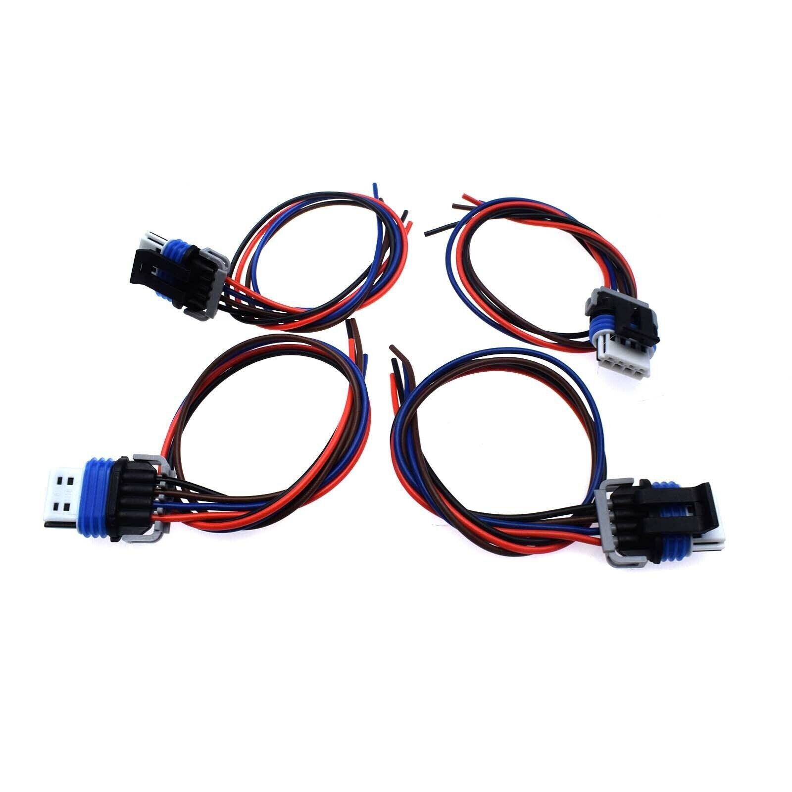 for Chevrolet Silverado for GMC for Sierra Set of 4 Ignition Coil Connector Harness NEW