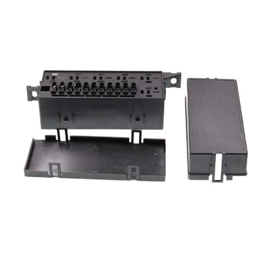11-Road Fuse Box Relay Holder 6 Relays 80A 12V Car Truck Marine Boat Universal