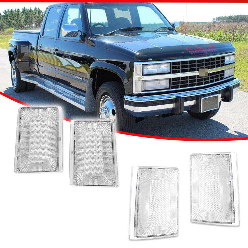 Suitable for 1988-93 CK 1500 2500 3500 Suburban Blazer Transparent Parking Corner Signal Lights