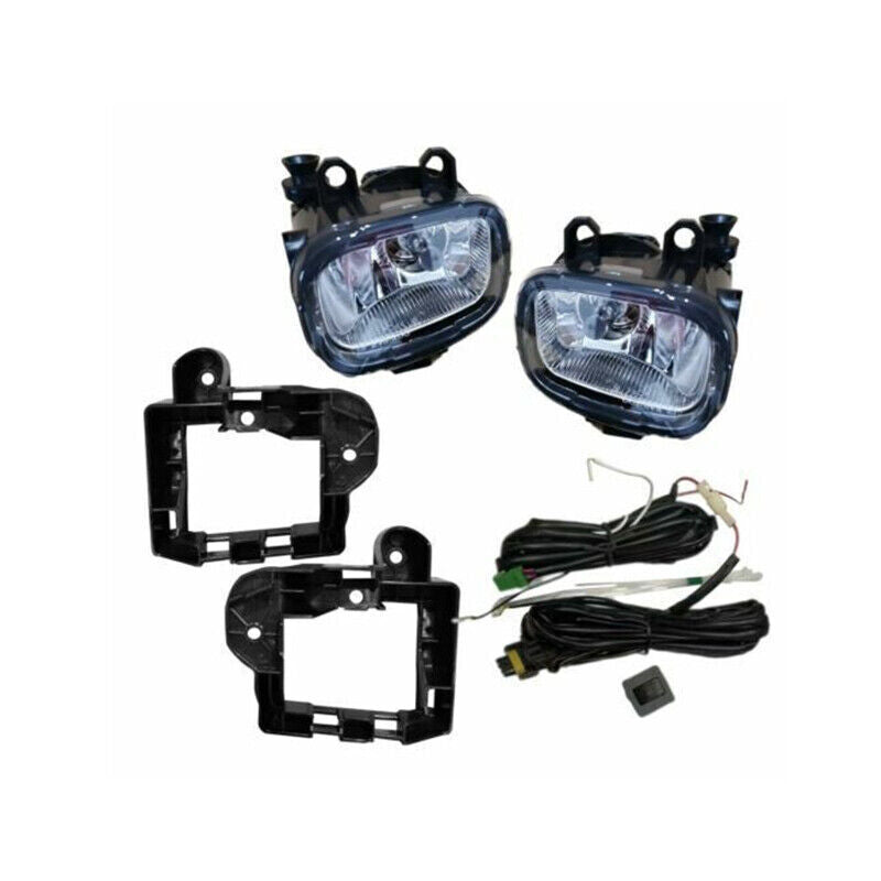 1Set Front Bumper Fog Lights Signal Lamps w/Harness for Nissan Rogue 2021-2023