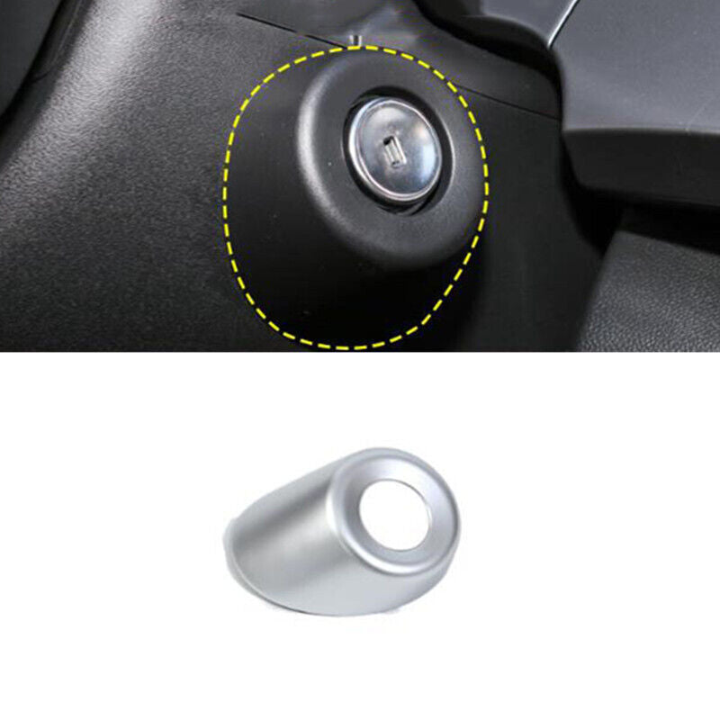 Silver Car One-Button Start Switch Cover Trim for Chevrolet Trax 2023 2024 2025