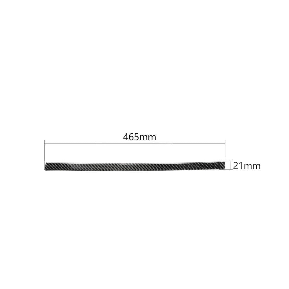 Carbon fiber for co -pilot decorative strips trim for Audi A6 A7 2012-2018