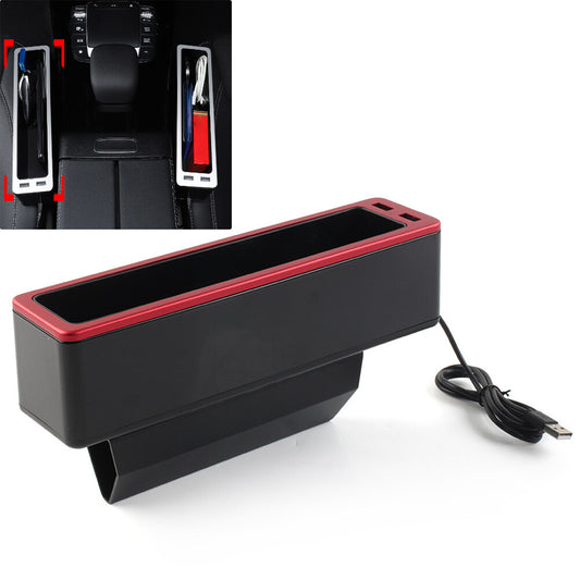 for Seat Organizer Crevice Storage Box Gap Filler Holder Fit Phone Slit Pocket Left