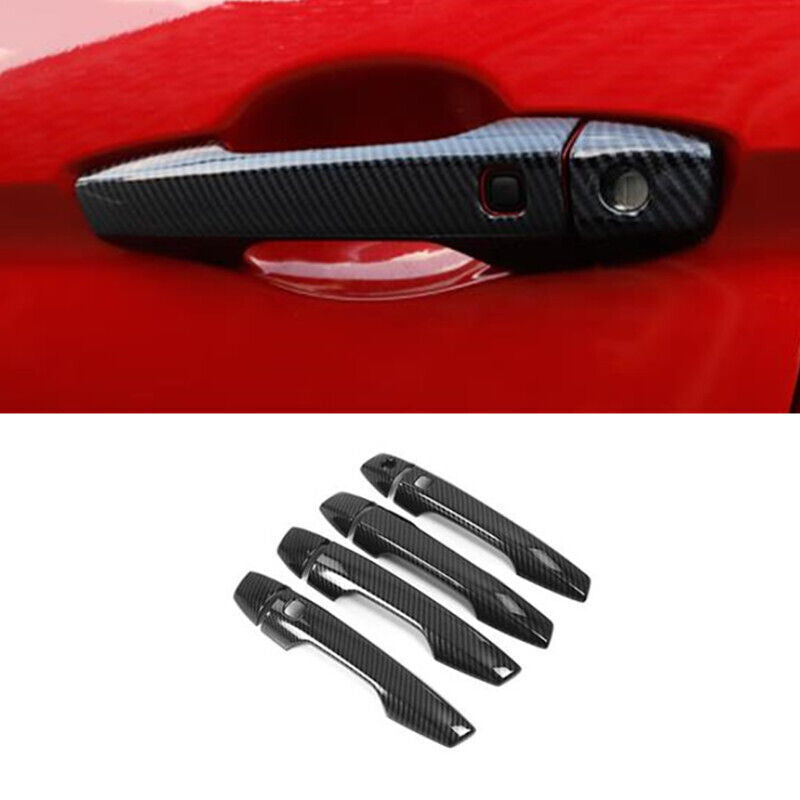 Carbon Fiber Side Door Handle Cover Trim for Mitsubishi Eclipse Cross 2018-2022
