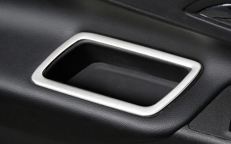 for Chevrolet 18-2021 Equinox Silver Titanium Console Storage Box Cover Trim 4