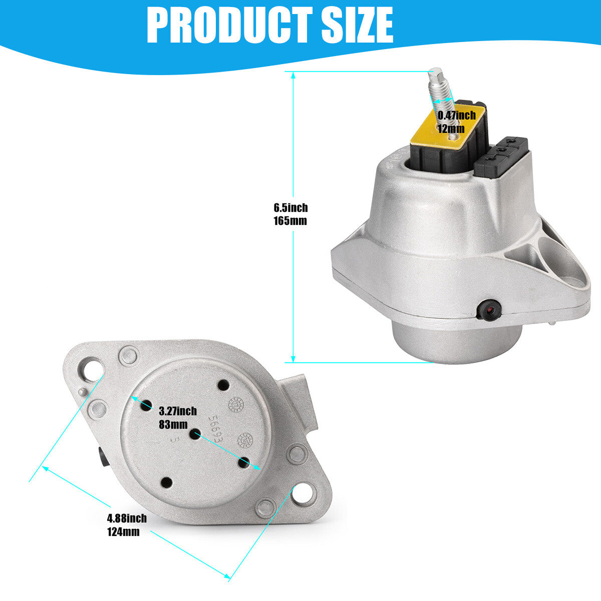 23274000 23255009 Fit for Cadillac ATS CTS 2.0L 2013-2019 NEW Engine Motor Mount