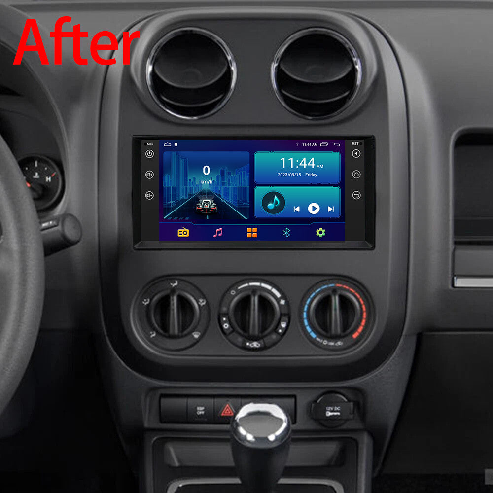 Android Auto Carplay for Jeep Compass 2009-2011 Stereo Car Radio GPS Navi Screen