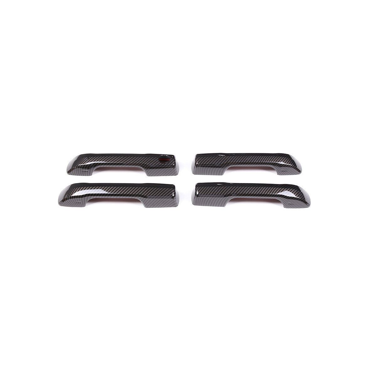 ABS carbon fiber cigarette lighter switch trim frame for Toyota Tacoma 2015 - 2020