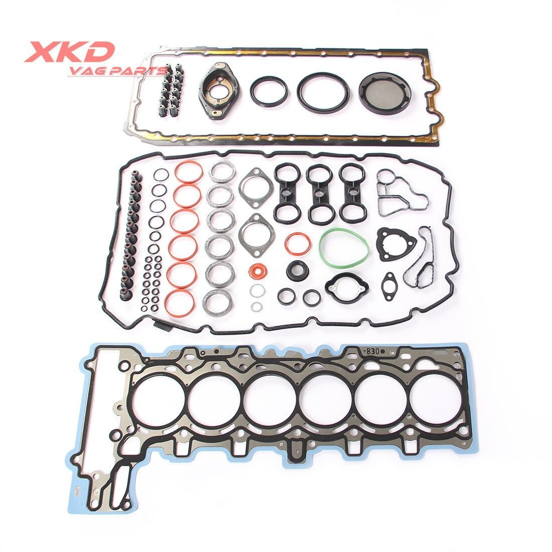 3.0L N52B30 Engine Gasket Rebuild Kit Suitable for BMW 125i, 525i, 730i, X3, X5, Z4