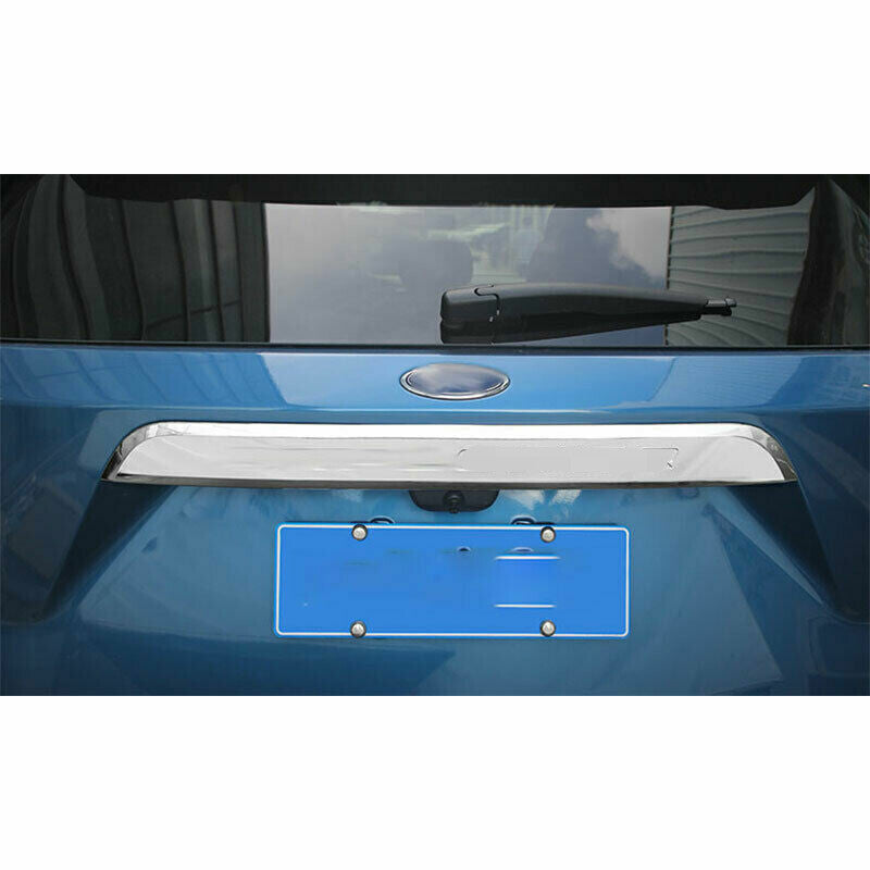 for Ford Explorer 2020-2023 Chrome Car Rear Trunk Lid Tailgate Upper Cover Trim
