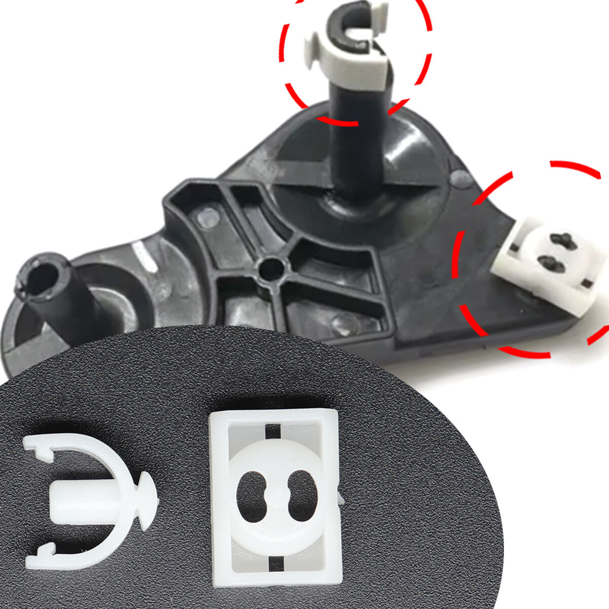 for Skoda Fabia Octavia Yeti Selector Relay lever Sliding Shoe Securing Clip