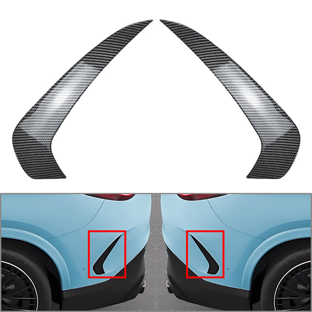 Rear Bumper Side Air Vent Spoiler for Mercedes-Benz GLC Class Coupe C254 23+ 24