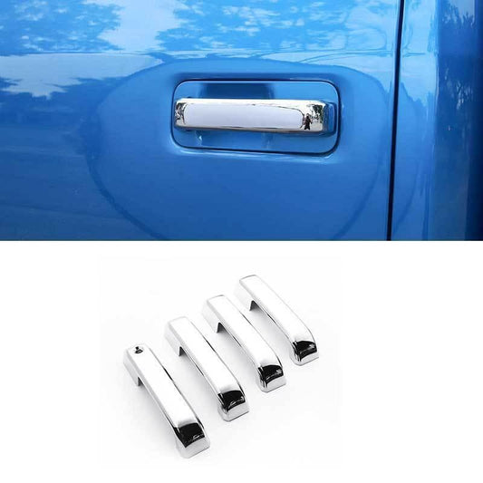 ABS Chrome Exterior Side Door Handle Cover Trim 4pcs for Ford F150 F-150 15-20 A
