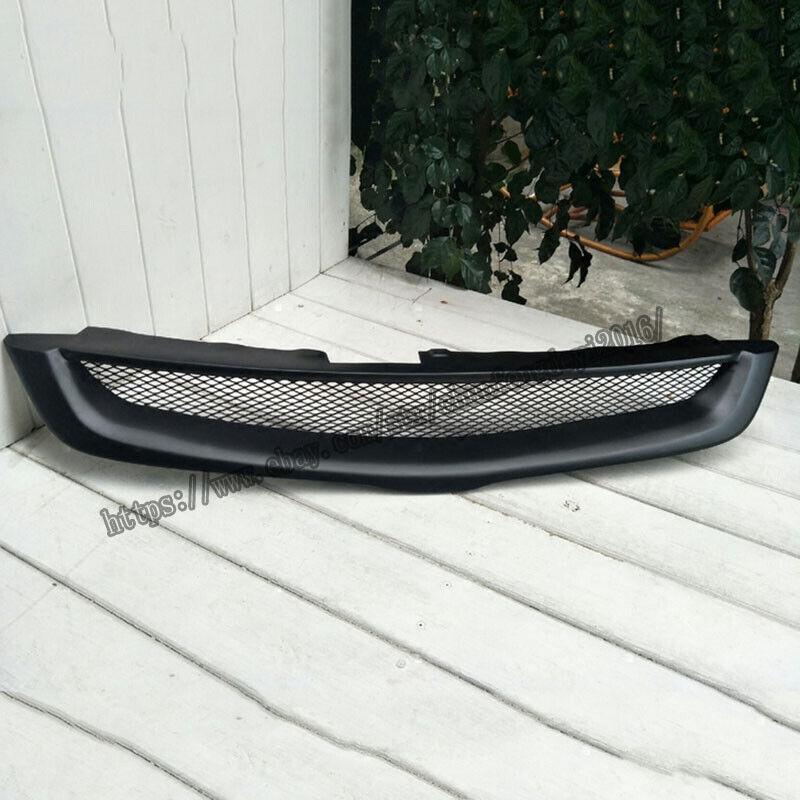 Matte Black for Honda Accord 7th 2003-07 Car Front Bumper Mesh Front Grille FRP