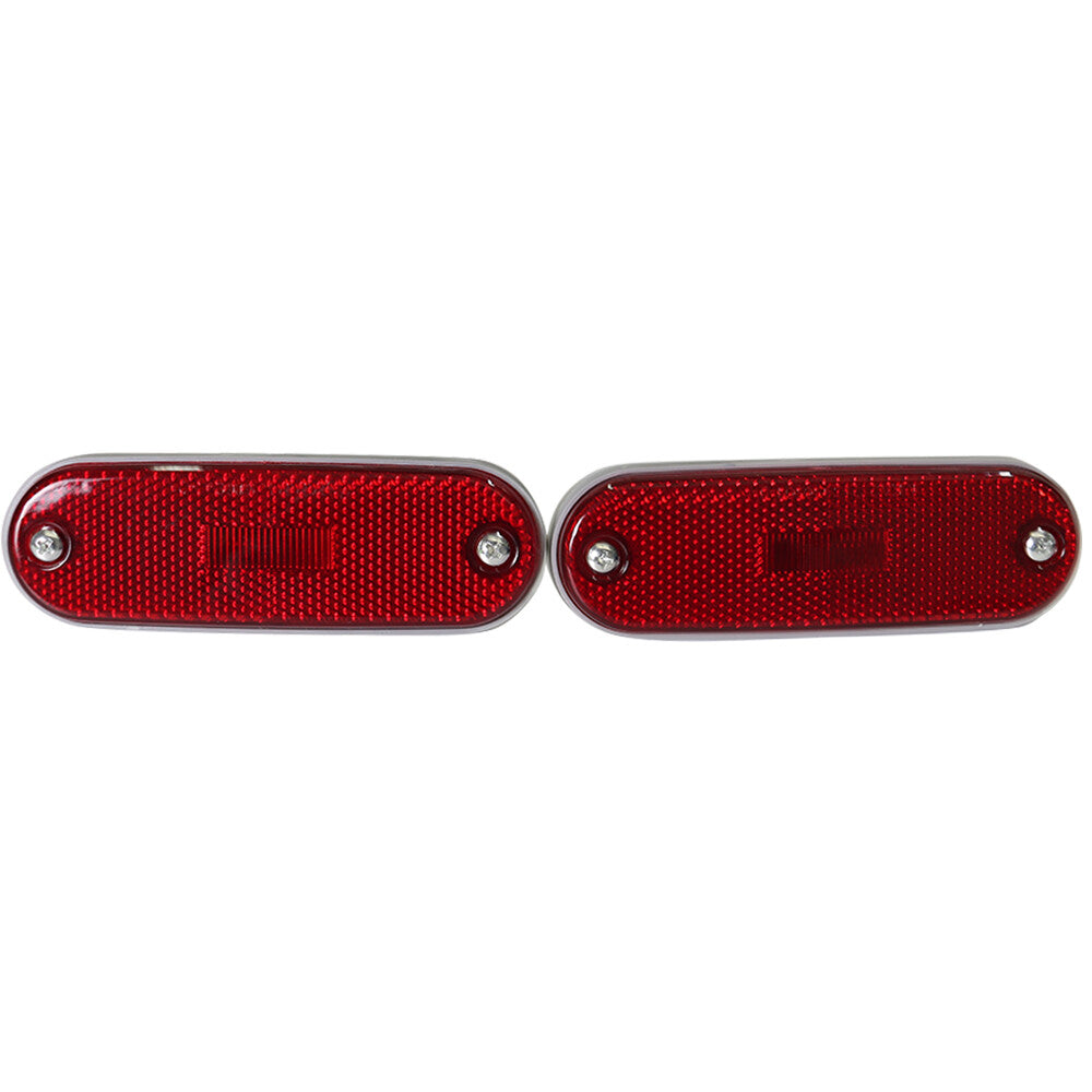 Pair for Toyota Rav4 1996-2000 Rear Reflector Side Marker Light Left+Right Red