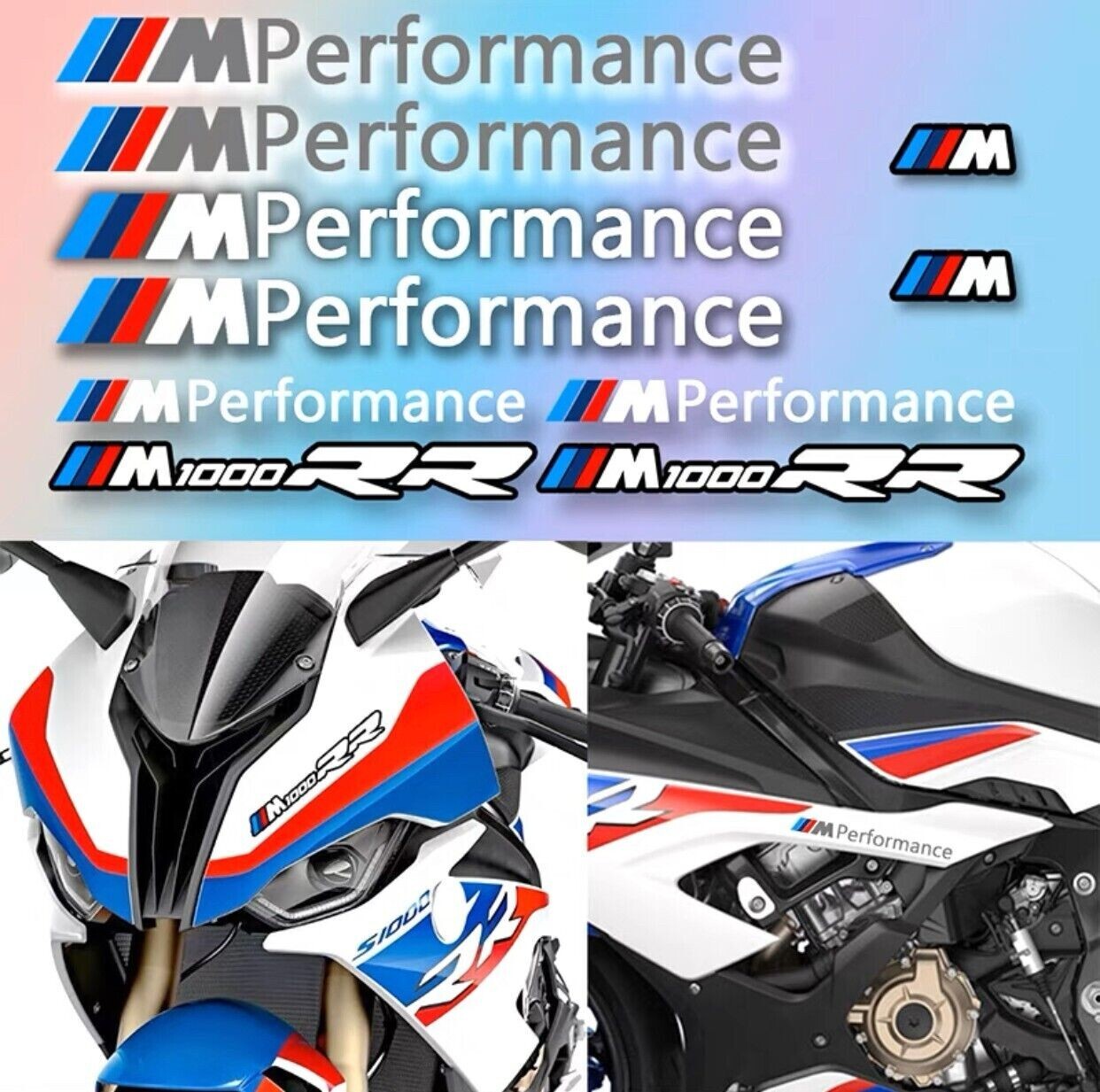 for BMW S1000RR M1000RR Decals Stickers premium 2018-2023 Vinyls
