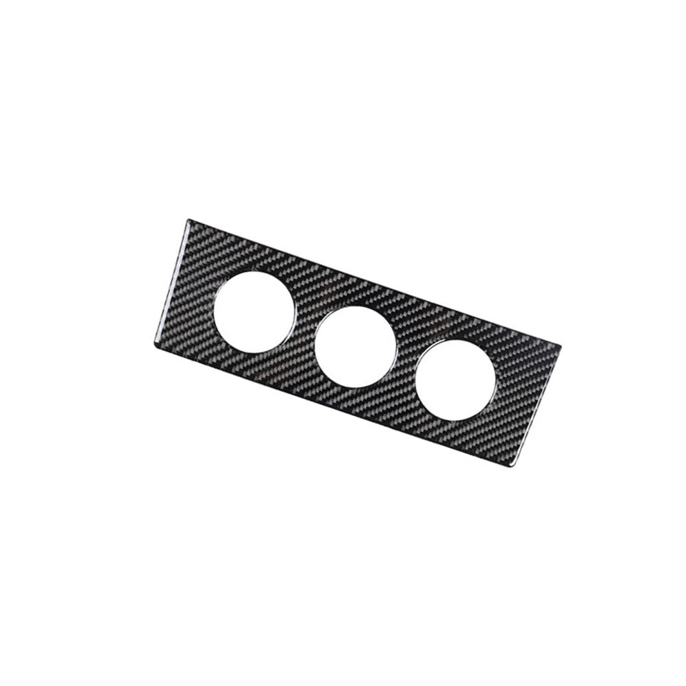 Carbon Fiber A/C Climate Console Interior Cover Trim for Jeep Liberty 2008-2012