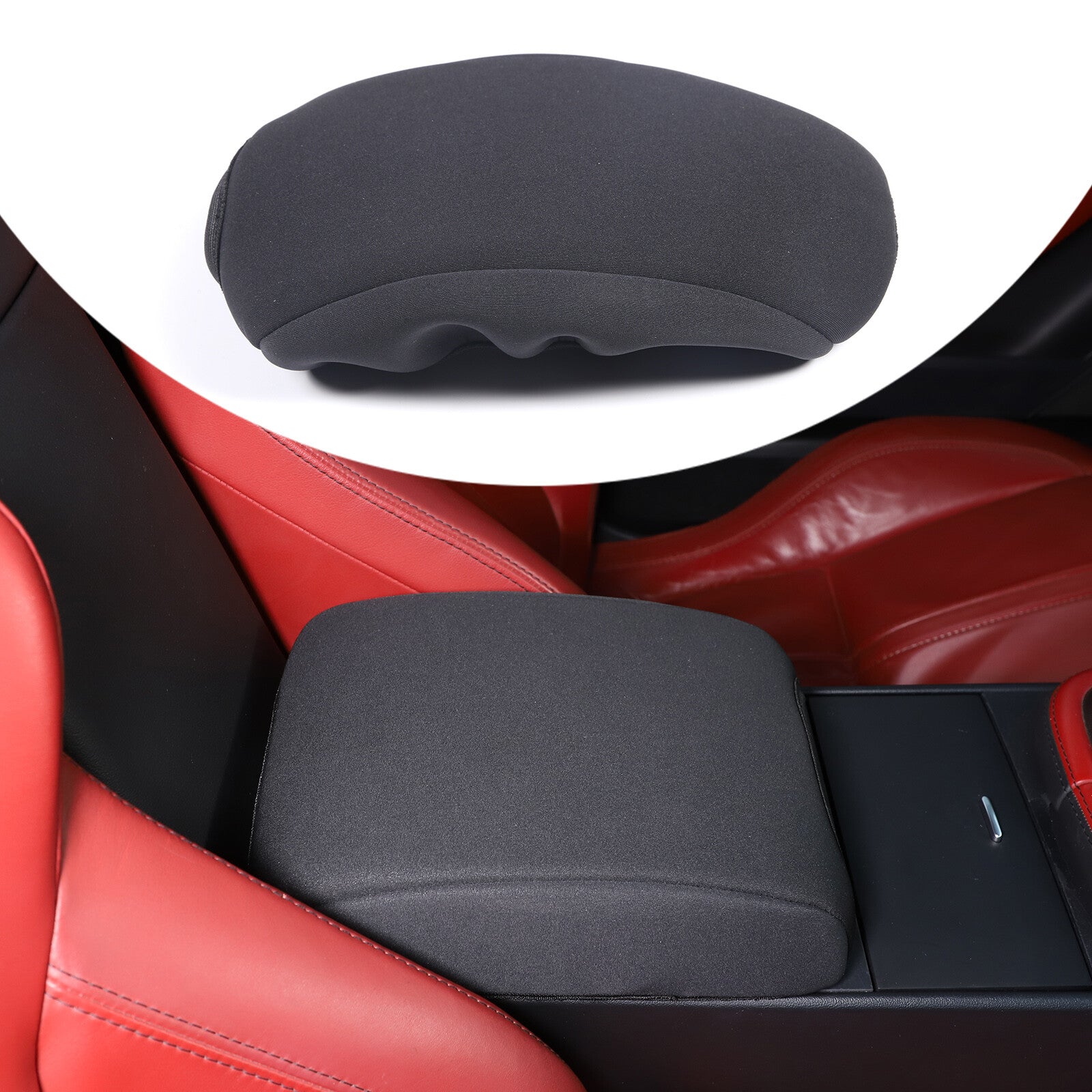 8-Piece Carbon Fiber ABS Interior Door Handle Cover Trim for Ford Maverick 2022