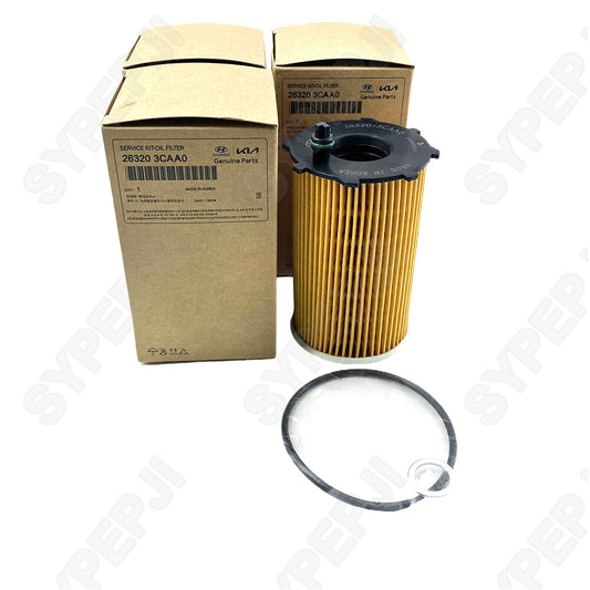 4-Piece Oil Filter Pack for Hyundai Azera, for Santana , for Kia Cadenza, Sedona, Sorento 26320-3CAA0