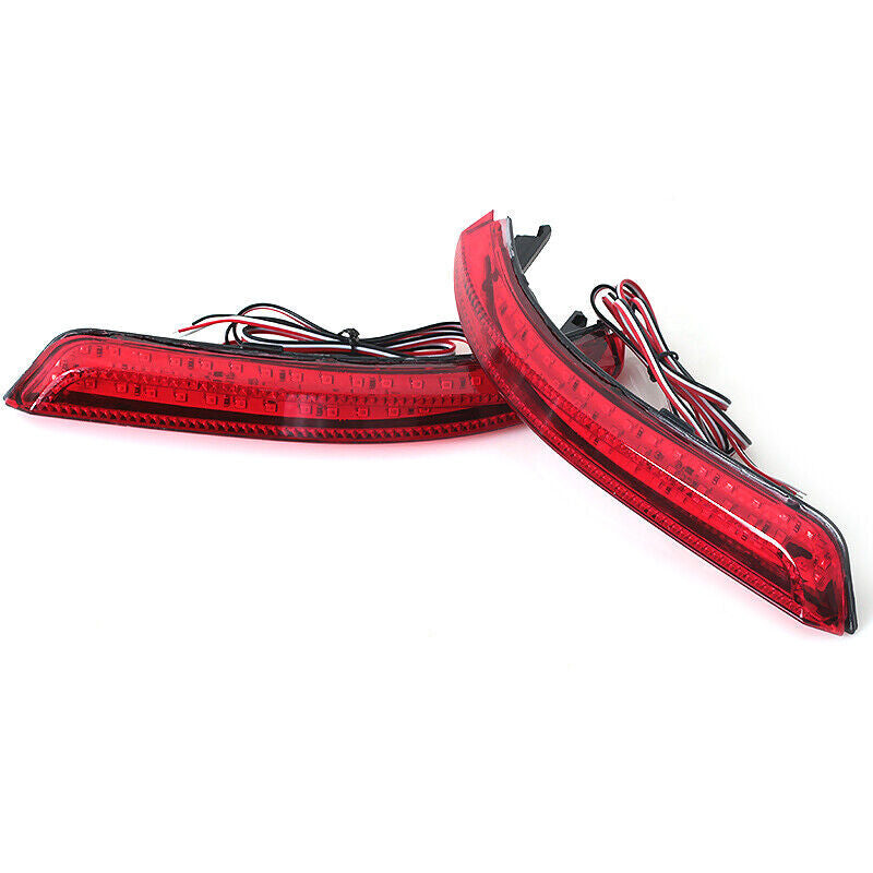 Rear bumper reflector brake lights are compatible with 2009-2011 for Nissan Almera Bluebird Sylphy models.