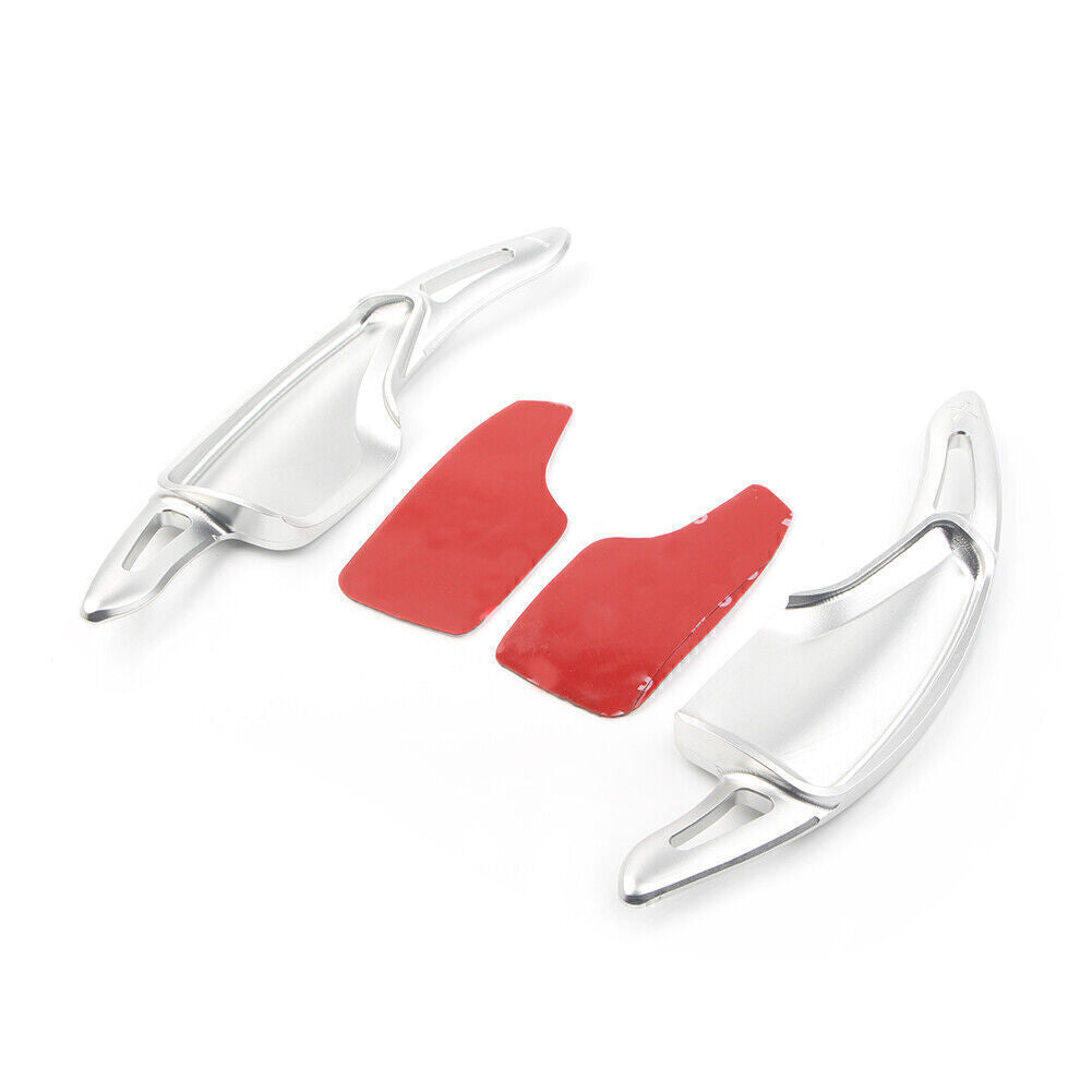 for Chevrolet Camaro 16-18 Silver Aluminum Steering Wheel Shift Paddle Extension