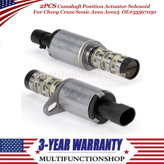 2-piece camshaft position actuator solenoid valve for Chevrolet for Cruze Sonic Aveo Aveo5 09-18