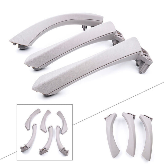 3pcs Door Panel Handle Pull Trim Cover Fit for BMW E90 3-Series Sedan Wagon
